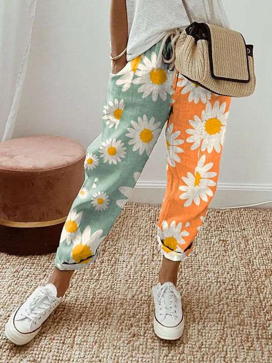 Women's Printed Casual Trousers